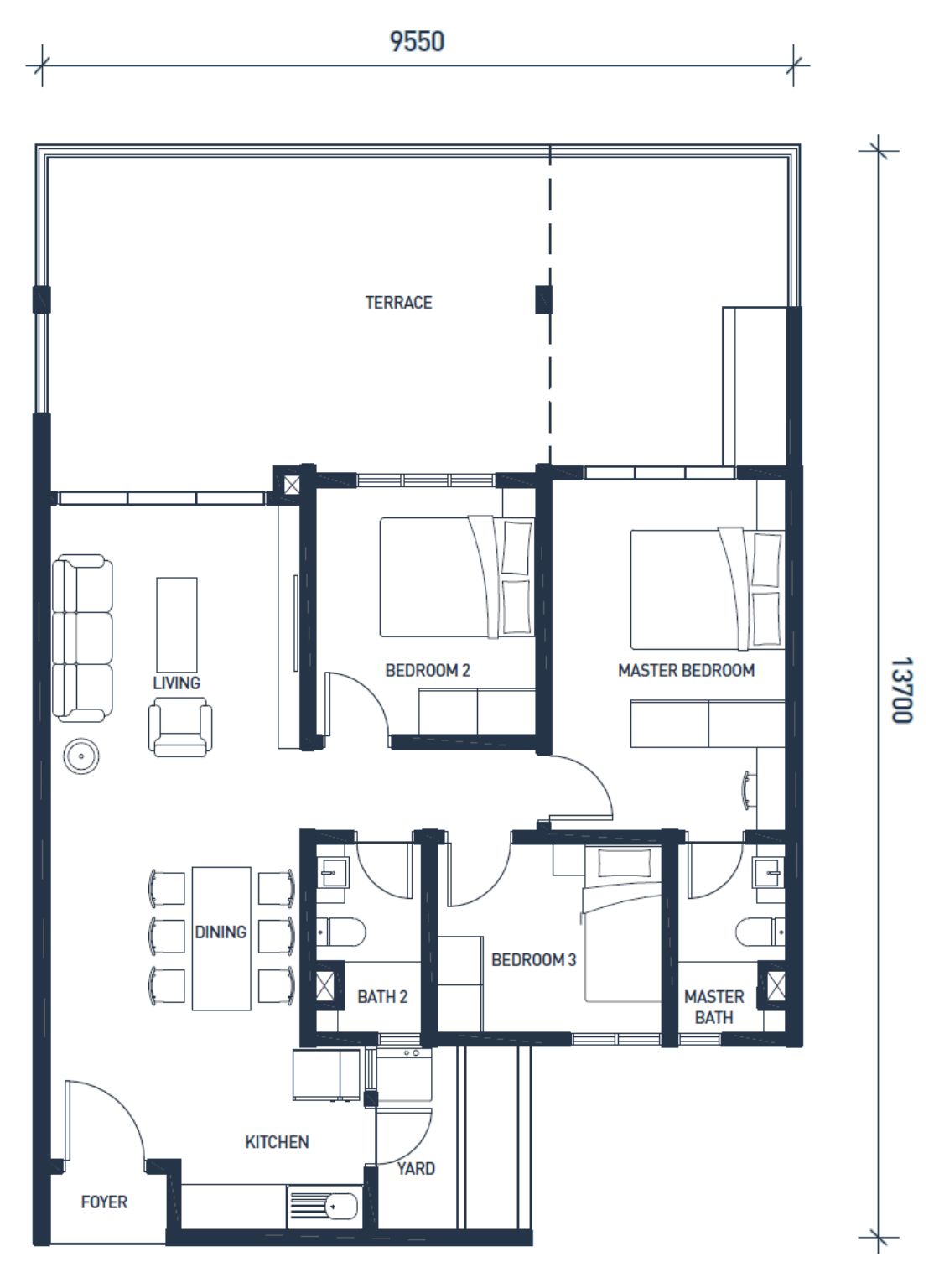 Type A2 Floor Plan