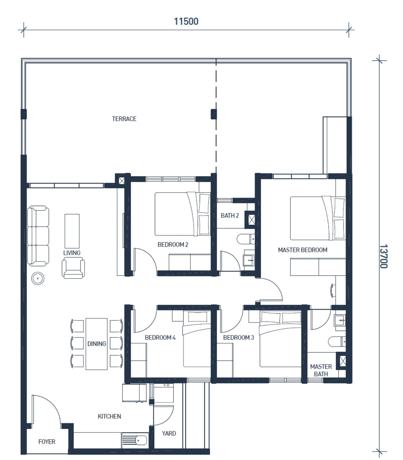 Type B2 Floor Plan