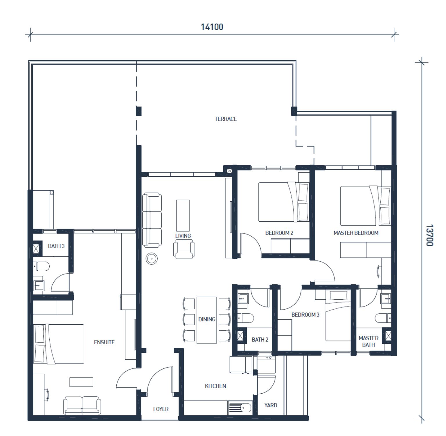Type C2 Floor Plan