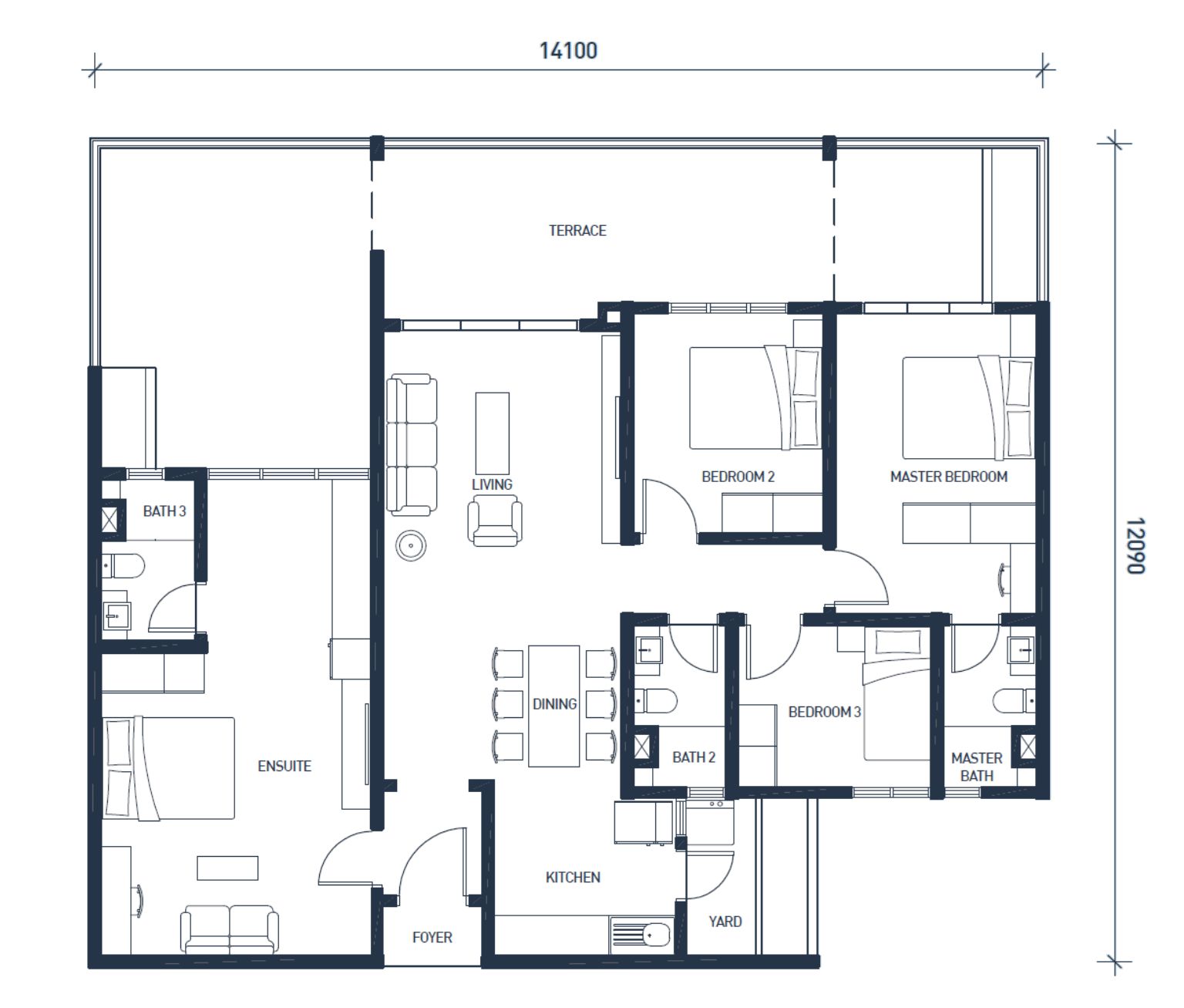 Type C3 Floor Plan